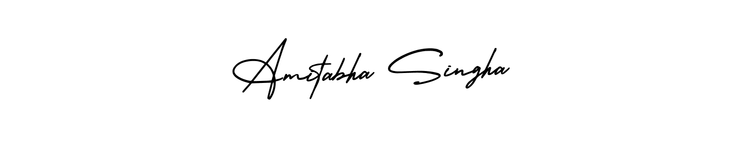 Design your own signature with our free online signature maker. With this signature software, you can create a handwritten (AmerikaSignatureDemo-Regular) signature for name Amitabha Singha. Amitabha Singha signature style 3 images and pictures png