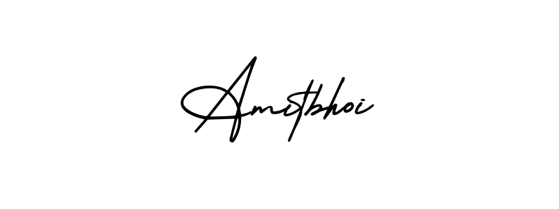 Design your own signature with our free online signature maker. With this signature software, you can create a handwritten (AmerikaSignatureDemo-Regular) signature for name Amitbhoi. Amitbhoi signature style 3 images and pictures png