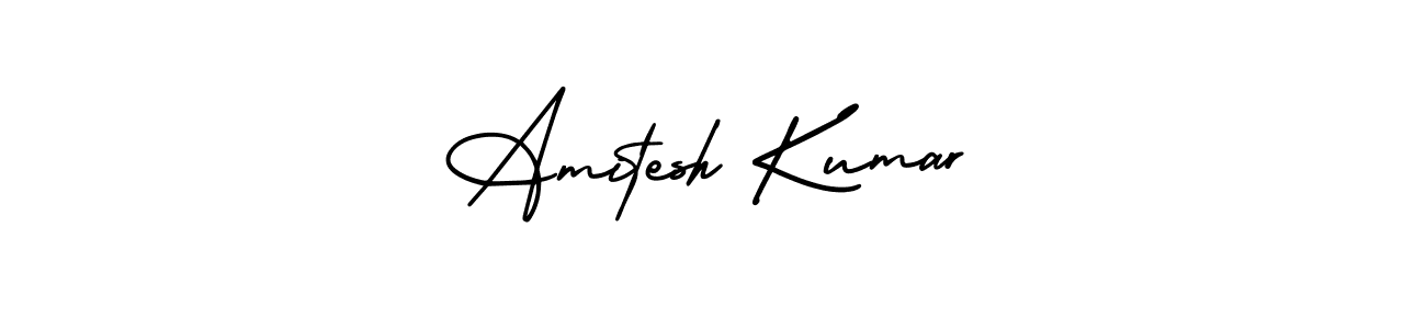How to make Amitesh Kumar signature? AmerikaSignatureDemo-Regular is a professional autograph style. Create handwritten signature for Amitesh Kumar name. Amitesh Kumar signature style 3 images and pictures png