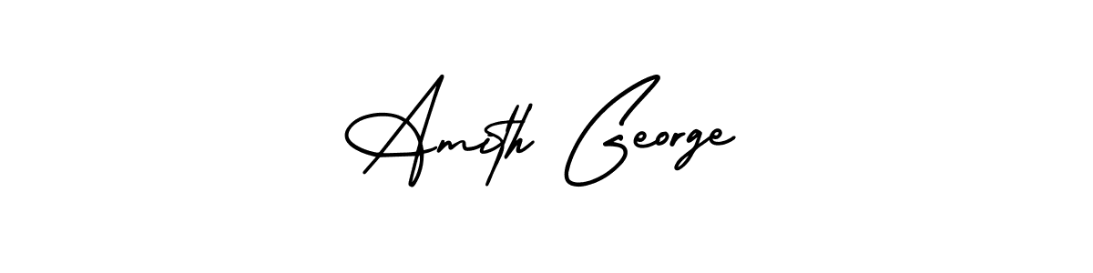 Design your own signature with our free online signature maker. With this signature software, you can create a handwritten (AmerikaSignatureDemo-Regular) signature for name Amith George. Amith George signature style 3 images and pictures png