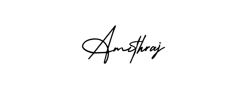 Use a signature maker to create a handwritten signature online. With this signature software, you can design (AmerikaSignatureDemo-Regular) your own signature for name Amithraj. Amithraj signature style 3 images and pictures png