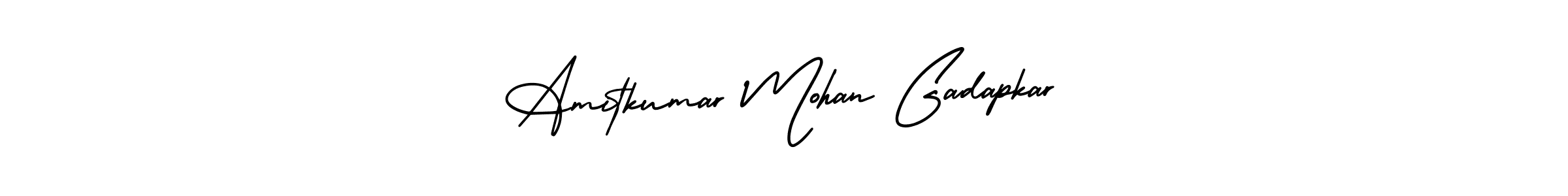 Create a beautiful signature design for name Amitkumar Mohan Gadapkar. With this signature (AmerikaSignatureDemo-Regular) fonts, you can make a handwritten signature for free. Amitkumar Mohan Gadapkar signature style 3 images and pictures png