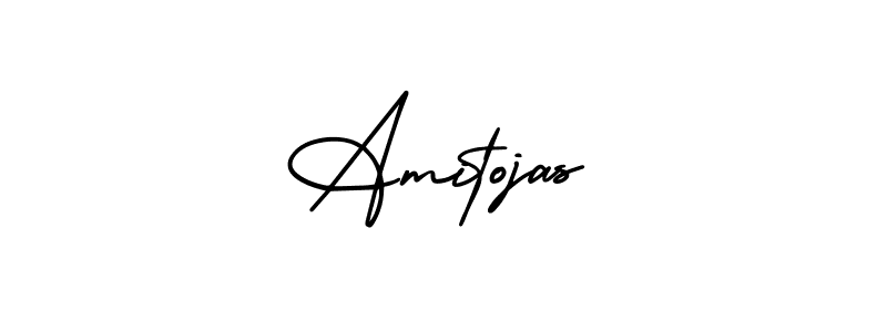 Design your own signature with our free online signature maker. With this signature software, you can create a handwritten (AmerikaSignatureDemo-Regular) signature for name Amitojas. Amitojas signature style 3 images and pictures png