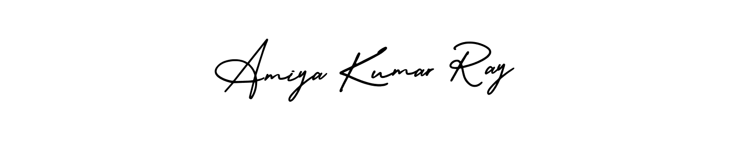 Use a signature maker to create a handwritten signature online. With this signature software, you can design (AmerikaSignatureDemo-Regular) your own signature for name Amiya Kumar Ray. Amiya Kumar Ray signature style 3 images and pictures png