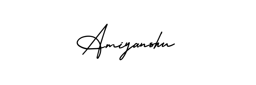 Design your own signature with our free online signature maker. With this signature software, you can create a handwritten (AmerikaSignatureDemo-Regular) signature for name Amiyanshu. Amiyanshu signature style 3 images and pictures png