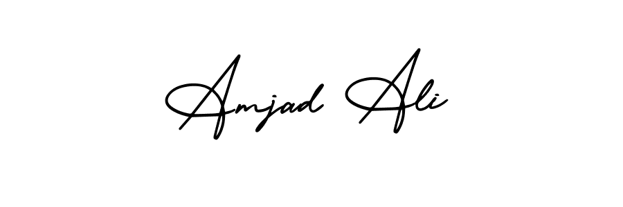 Best and Professional Signature Style for Amjad Ali. AmerikaSignatureDemo-Regular Best Signature Style Collection. Amjad Ali signature style 3 images and pictures png