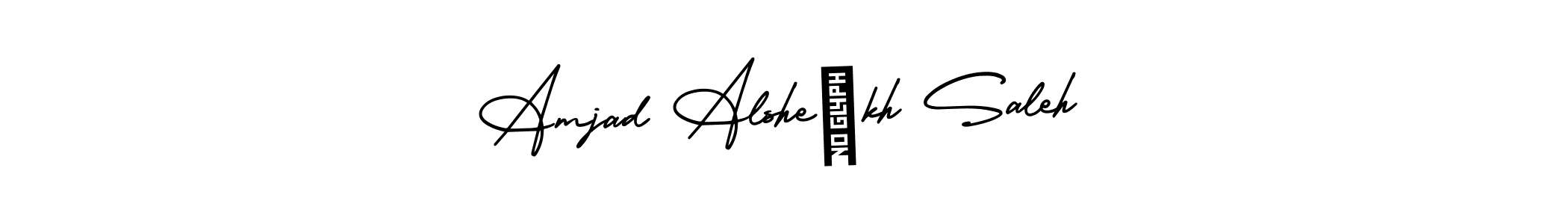 How to make Amjad Alsheİkh Saleh signature? AmerikaSignatureDemo-Regular is a professional autograph style. Create handwritten signature for Amjad Alsheİkh Saleh name. Amjad Alsheİkh Saleh signature style 3 images and pictures png