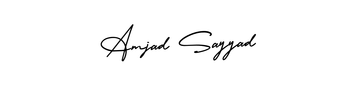 Also we have Amjad Sayyad name is the best signature style. Create professional handwritten signature collection using AmerikaSignatureDemo-Regular autograph style. Amjad Sayyad signature style 3 images and pictures png