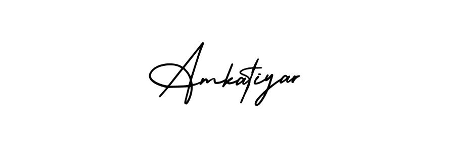 Make a beautiful signature design for name Amkatiyar. Use this online signature maker to create a handwritten signature for free. Amkatiyar signature style 3 images and pictures png