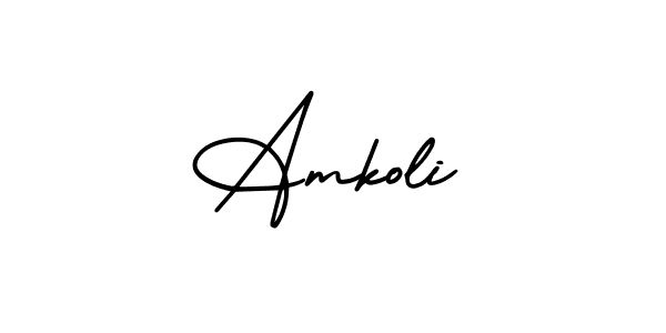 Also we have Amkoli name is the best signature style. Create professional handwritten signature collection using AmerikaSignatureDemo-Regular autograph style. Amkoli signature style 3 images and pictures png