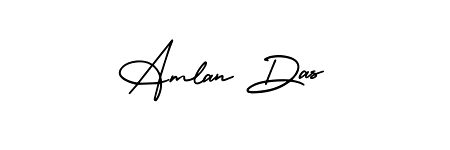 How to make Amlan Das signature? AmerikaSignatureDemo-Regular is a professional autograph style. Create handwritten signature for Amlan Das name. Amlan Das signature style 3 images and pictures png