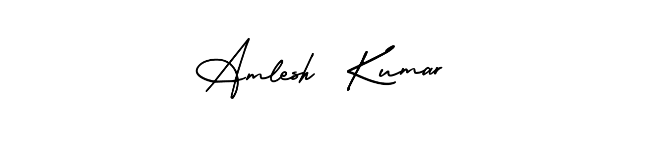 if you are searching for the best signature style for your name Amlesh  Kumar. so please give up your signature search. here we have designed multiple signature styles  using AmerikaSignatureDemo-Regular. Amlesh  Kumar signature style 3 images and pictures png