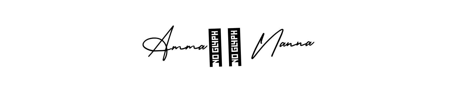 Design your own signature with our free online signature maker. With this signature software, you can create a handwritten (AmerikaSignatureDemo-Regular) signature for name Amma❤️ Nanna. Amma❤️ Nanna signature style 3 images and pictures png