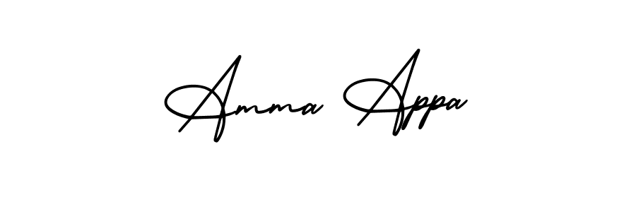 if you are searching for the best signature style for your name Amma Appa. so please give up your signature search. here we have designed multiple signature styles  using AmerikaSignatureDemo-Regular. Amma Appa signature style 3 images and pictures png