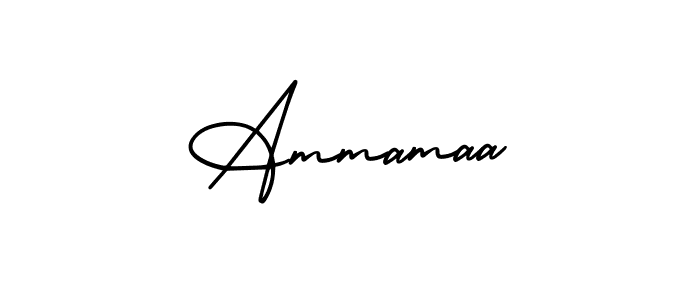 How to make Ammamaa signature? AmerikaSignatureDemo-Regular is a professional autograph style. Create handwritten signature for Ammamaa name. Ammamaa signature style 3 images and pictures png