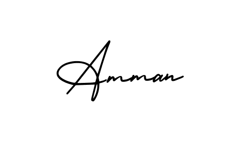 You should practise on your own different ways (AmerikaSignatureDemo-Regular) to write your name (Amman) in signature. don't let someone else do it for you. Amman signature style 3 images and pictures png