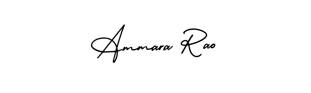 Use a signature maker to create a handwritten signature online. With this signature software, you can design (AmerikaSignatureDemo-Regular) your own signature for name Ammara Rao. Ammara Rao signature style 3 images and pictures png