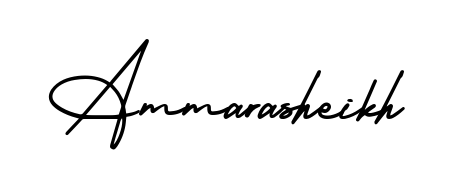 Give your name Ammarasheikh an exquisite flair with the AmerikaSignatureDemo-Regular script font. Ideal for contracts, resumes, and formal letterheads. Ammarasheikh signature style 3 images and pictures png