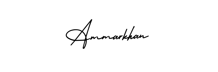 Create a beautiful signature design for name Ammarkhan. With this signature (AmerikaSignatureDemo-Regular) fonts, you can make a handwritten signature for free. Ammarkhan signature style 3 images and pictures png