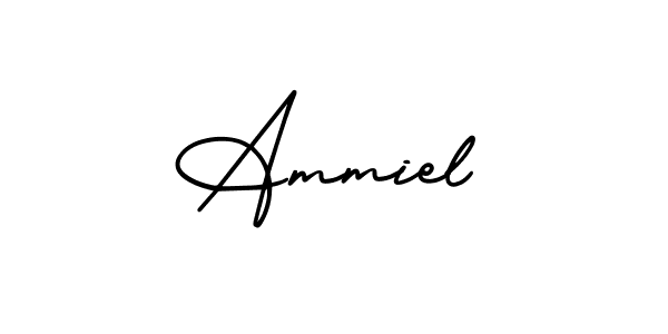 Similarly AmerikaSignatureDemo-Regular is the best handwritten signature design. Signature creator online .You can use it as an online autograph creator for name Ammiel. Ammiel signature style 3 images and pictures png