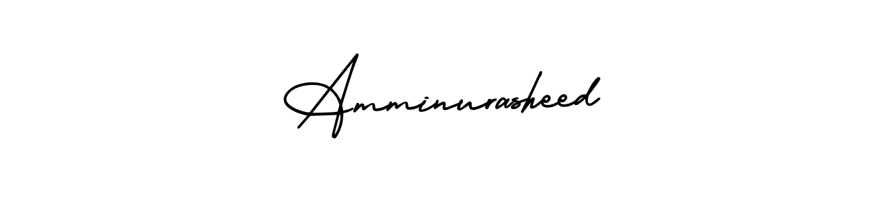 Amminurasheed stylish signature style. Best Handwritten Sign (AmerikaSignatureDemo-Regular) for my name. Handwritten Signature Collection Ideas for my name Amminurasheed. Amminurasheed signature style 3 images and pictures png
