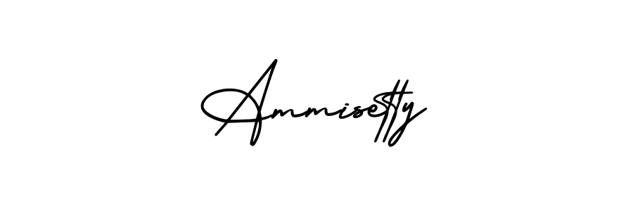 Design your own signature with our free online signature maker. With this signature software, you can create a handwritten (AmerikaSignatureDemo-Regular) signature for name Ammisetty. Ammisetty signature style 3 images and pictures png