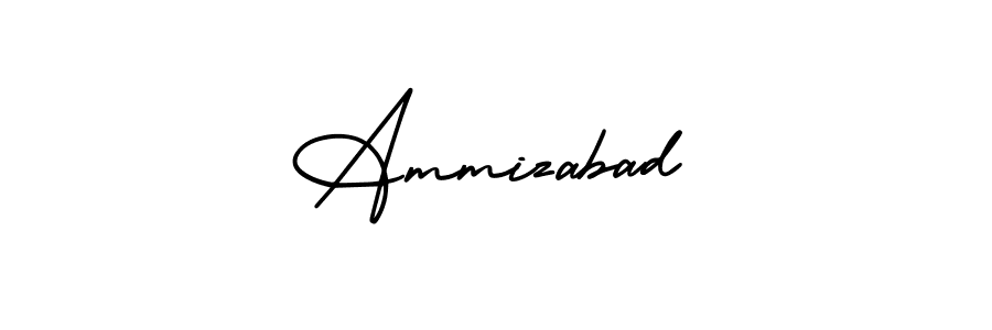 How to make Ammizabad signature? AmerikaSignatureDemo-Regular is a professional autograph style. Create handwritten signature for Ammizabad name. Ammizabad signature style 3 images and pictures png