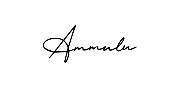 How to Draw Ammulu signature style? AmerikaSignatureDemo-Regular is a latest design signature styles for name Ammulu. Ammulu signature style 3 images and pictures png