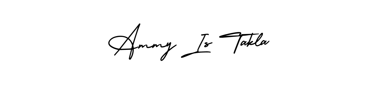 Create a beautiful signature design for name Ammy Is Takla. With this signature (AmerikaSignatureDemo-Regular) fonts, you can make a handwritten signature for free. Ammy Is Takla signature style 3 images and pictures png