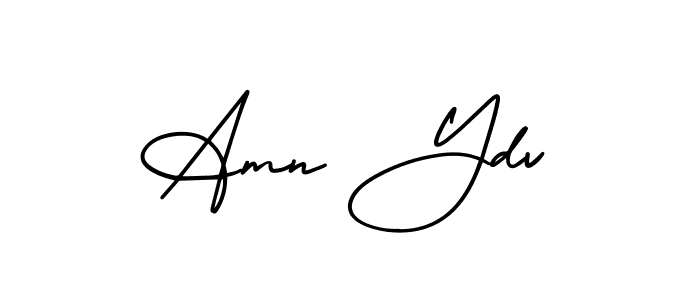 Also we have Amn Ydv name is the best signature style. Create professional handwritten signature collection using AmerikaSignatureDemo-Regular autograph style. Amn Ydv signature style 3 images and pictures png