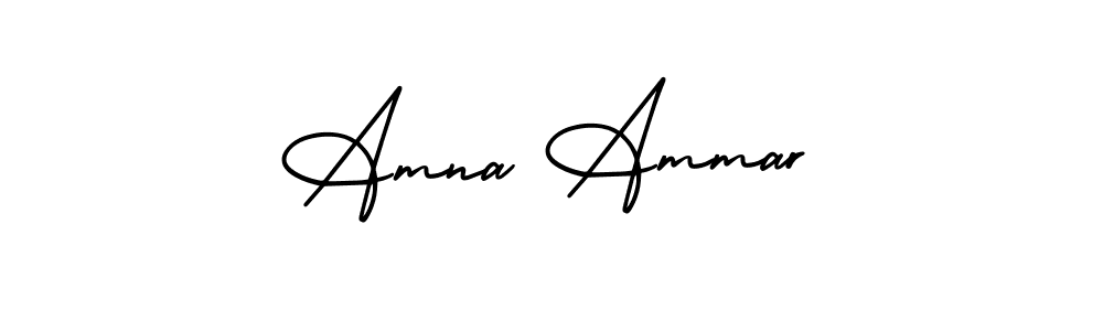 Also we have Amna Ammar name is the best signature style. Create professional handwritten signature collection using AmerikaSignatureDemo-Regular autograph style. Amna Ammar signature style 3 images and pictures png