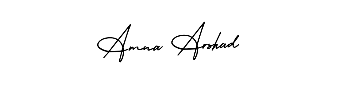 Best and Professional Signature Style for Amna Arshad. AmerikaSignatureDemo-Regular Best Signature Style Collection. Amna Arshad signature style 3 images and pictures png