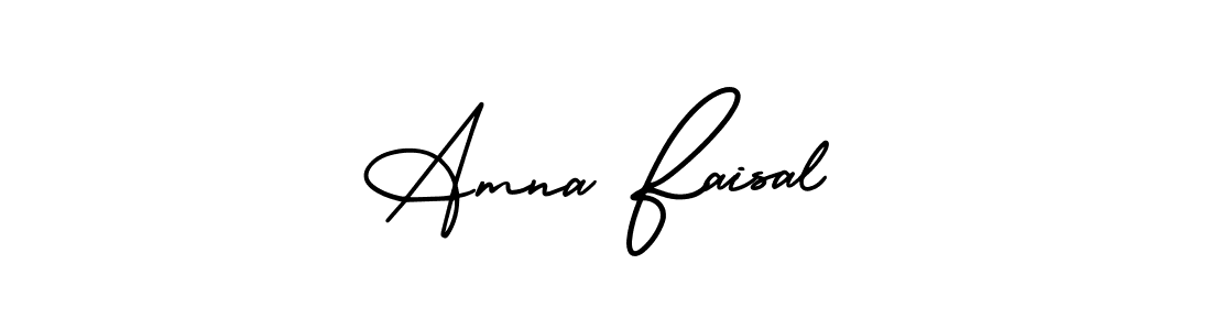 How to Draw Amna Faisal signature style? AmerikaSignatureDemo-Regular is a latest design signature styles for name Amna Faisal. Amna Faisal signature style 3 images and pictures png