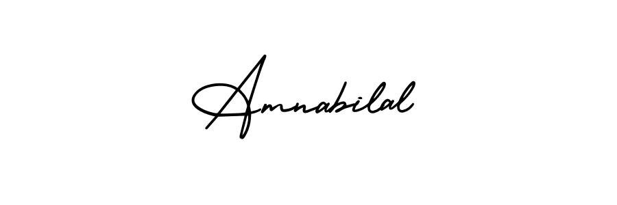 How to make Amnabilal signature? AmerikaSignatureDemo-Regular is a professional autograph style. Create handwritten signature for Amnabilal name. Amnabilal signature style 3 images and pictures png