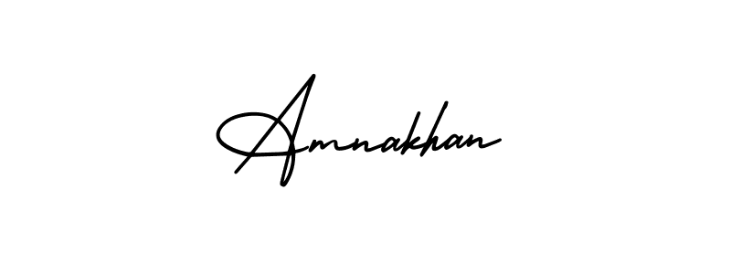 if you are searching for the best signature style for your name Amnakhan. so please give up your signature search. here we have designed multiple signature styles  using AmerikaSignatureDemo-Regular. Amnakhan signature style 3 images and pictures png