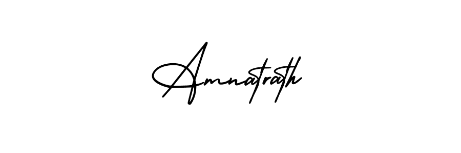 Make a beautiful signature design for name Amnatrath. With this signature (AmerikaSignatureDemo-Regular) style, you can create a handwritten signature for free. Amnatrath signature style 3 images and pictures png