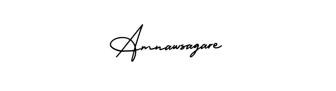 Design your own signature with our free online signature maker. With this signature software, you can create a handwritten (AmerikaSignatureDemo-Regular) signature for name Amnawsagare. Amnawsagare signature style 3 images and pictures png