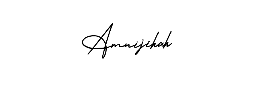 Best and Professional Signature Style for Amnijihah. AmerikaSignatureDemo-Regular Best Signature Style Collection. Amnijihah signature style 3 images and pictures png