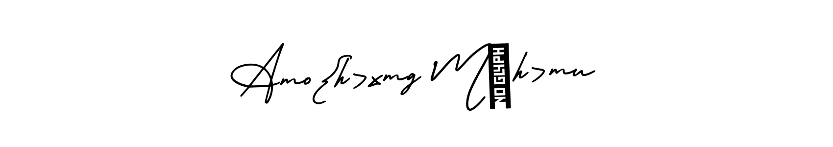 if you are searching for the best signature style for your name Amo{h>xmg Mìh>mu. so please give up your signature search. here we have designed multiple signature styles  using AmerikaSignatureDemo-Regular. Amo{h>xmg Mìh>mu signature style 3 images and pictures png