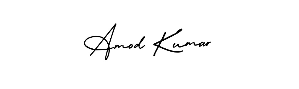 It looks lik you need a new signature style for name Amod Kumar. Design unique handwritten (AmerikaSignatureDemo-Regular) signature with our free signature maker in just a few clicks. Amod Kumar signature style 3 images and pictures png