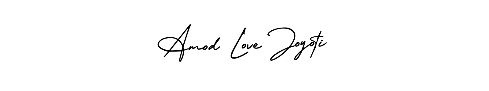 Make a beautiful signature design for name Amod Love Joyoti. Use this online signature maker to create a handwritten signature for free. Amod Love Joyoti signature style 3 images and pictures png