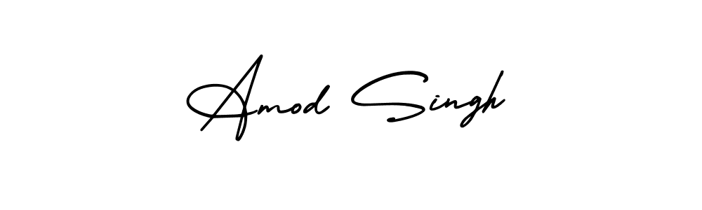 You should practise on your own different ways (AmerikaSignatureDemo-Regular) to write your name (Amod Singh) in signature. don't let someone else do it for you. Amod Singh signature style 3 images and pictures png