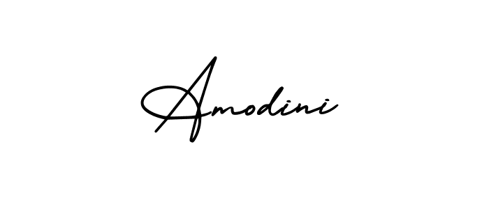 Make a beautiful signature design for name Amodini. Use this online signature maker to create a handwritten signature for free. Amodini signature style 3 images and pictures png
