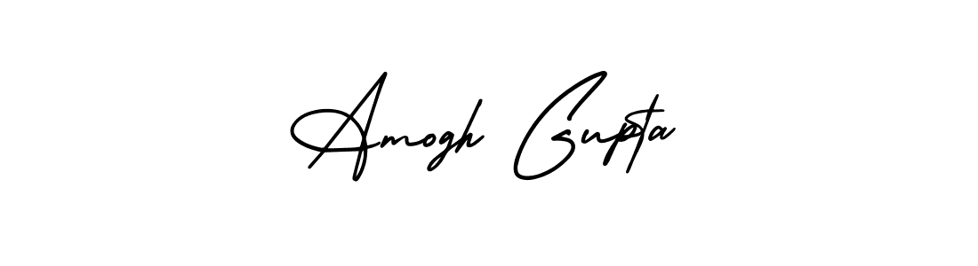 Amogh Gupta stylish signature style. Best Handwritten Sign (AmerikaSignatureDemo-Regular) for my name. Handwritten Signature Collection Ideas for my name Amogh Gupta. Amogh Gupta signature style 3 images and pictures png