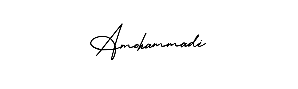 AmerikaSignatureDemo-Regular is a professional signature style that is perfect for those who want to add a touch of class to their signature. It is also a great choice for those who want to make their signature more unique. Get Amohammadi name to fancy signature for free. Amohammadi signature style 3 images and pictures png