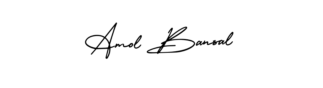 Similarly AmerikaSignatureDemo-Regular is the best handwritten signature design. Signature creator online .You can use it as an online autograph creator for name Amol Bansal. Amol Bansal signature style 3 images and pictures png