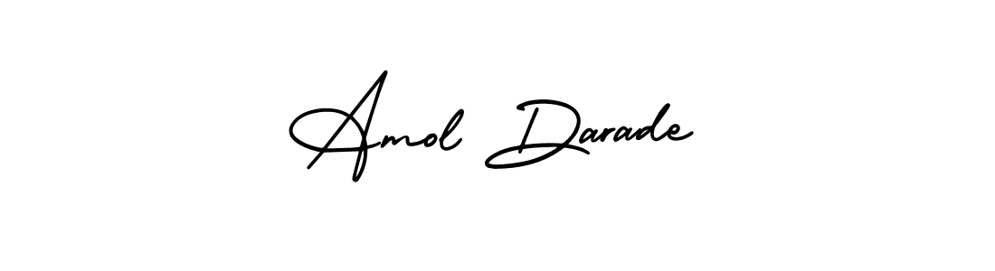 This is the best signature style for the Amol Darade name. Also you like these signature font (AmerikaSignatureDemo-Regular). Mix name signature. Amol Darade signature style 3 images and pictures png