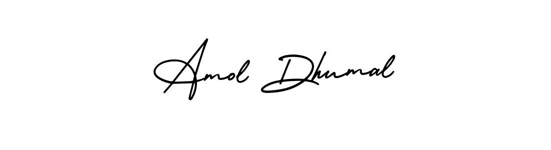 AmerikaSignatureDemo-Regular is a professional signature style that is perfect for those who want to add a touch of class to their signature. It is also a great choice for those who want to make their signature more unique. Get Amol Dhumal name to fancy signature for free. Amol Dhumal signature style 3 images and pictures png