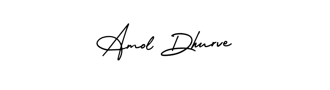 You should practise on your own different ways (AmerikaSignatureDemo-Regular) to write your name (Amol Dhurve) in signature. don't let someone else do it for you. Amol Dhurve signature style 3 images and pictures png
