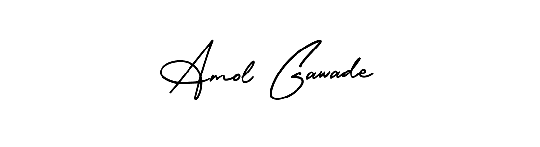 You should practise on your own different ways (AmerikaSignatureDemo-Regular) to write your name (Amol Gawade) in signature. don't let someone else do it for you. Amol Gawade signature style 3 images and pictures png